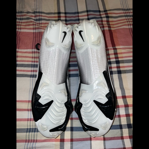 Nike Vapor Edge 360 Elite Football Cleats White Black Mens Size 13.5 - Picture 4 of 4